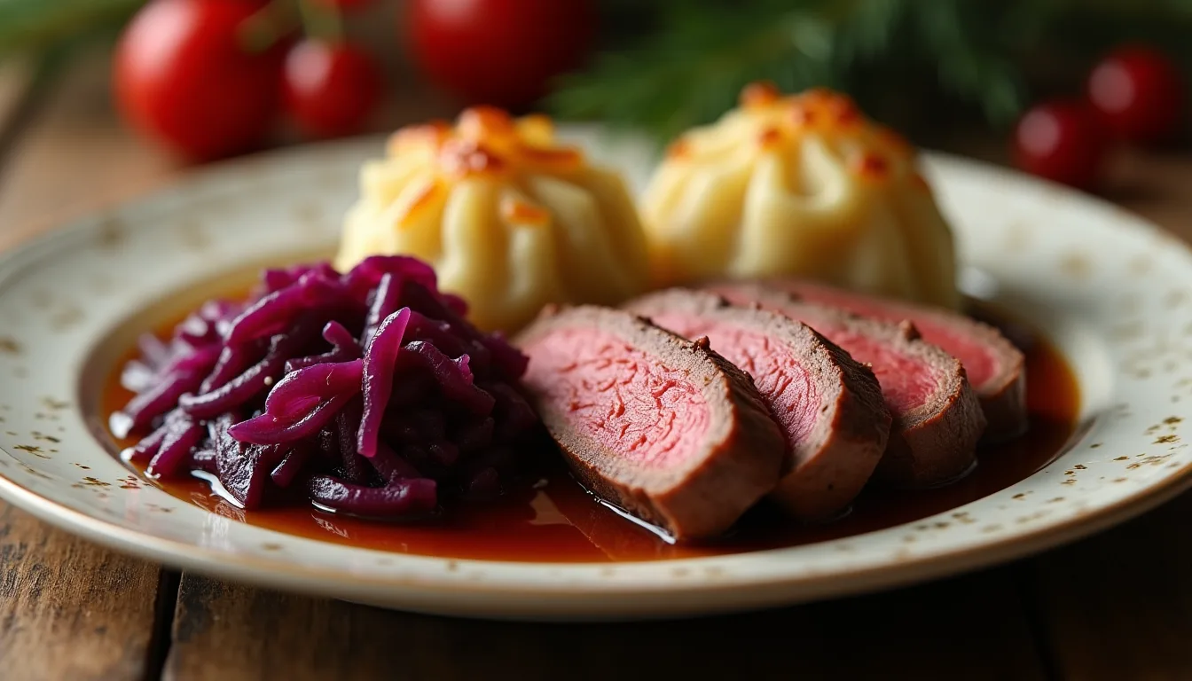 Hirschbraten: Festtagsrezept aus Rotwild