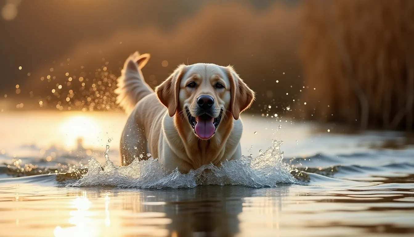Wasserarbeit beim Jagdhund: Enten, Schilf und Apport