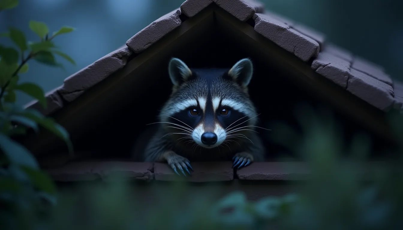 Waschbär im Haus oder auf dem Dachboden: Was tun?