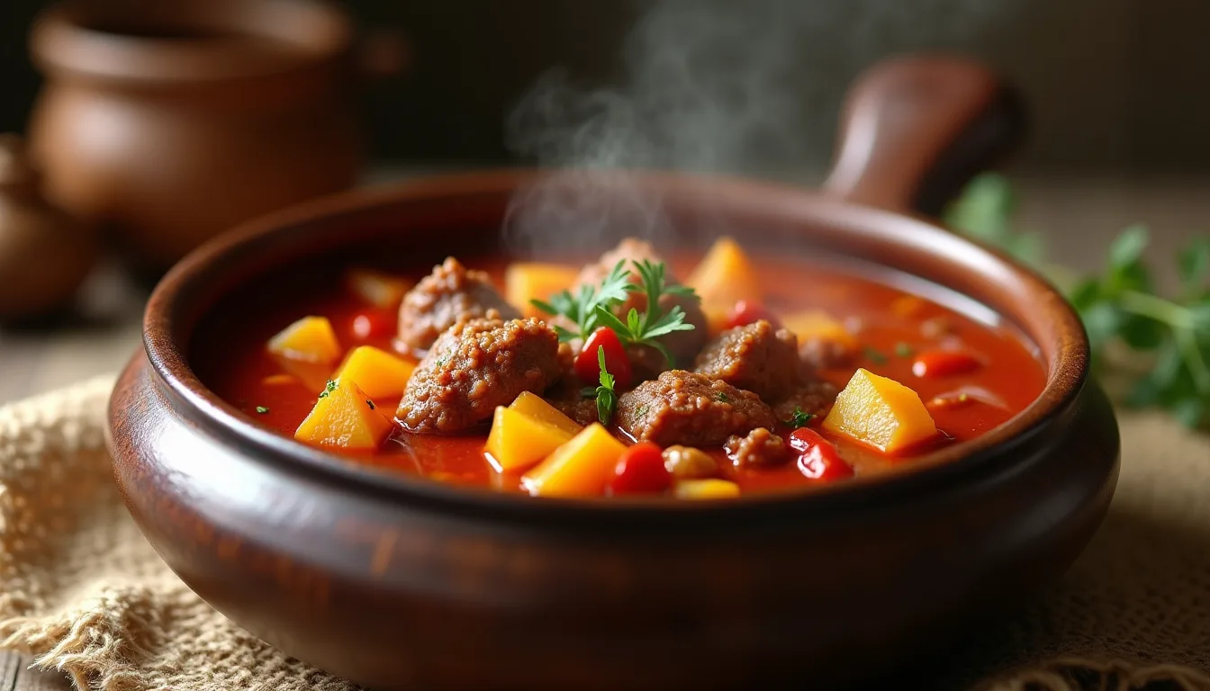 Wildgulaschsuppe: Deftiges Rezept