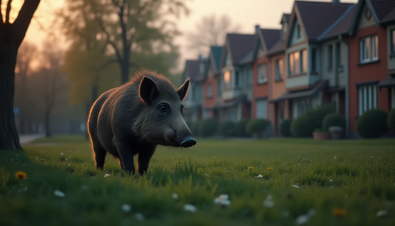 Wildschwein in der Stadt: Richtig verhalten